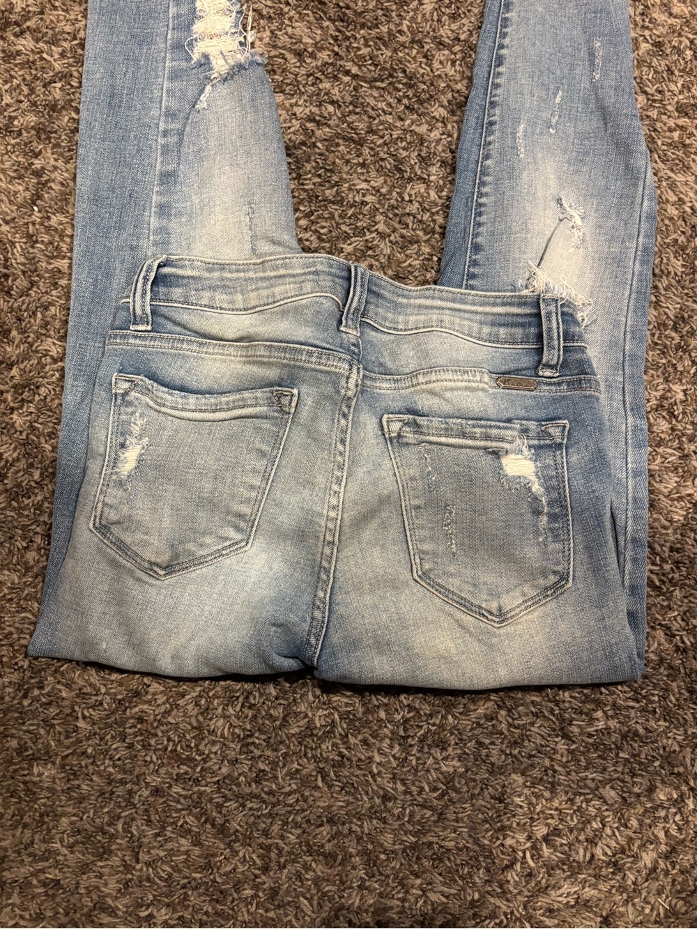Women’s KanCan Light Blue Distressed Skinny Jeans